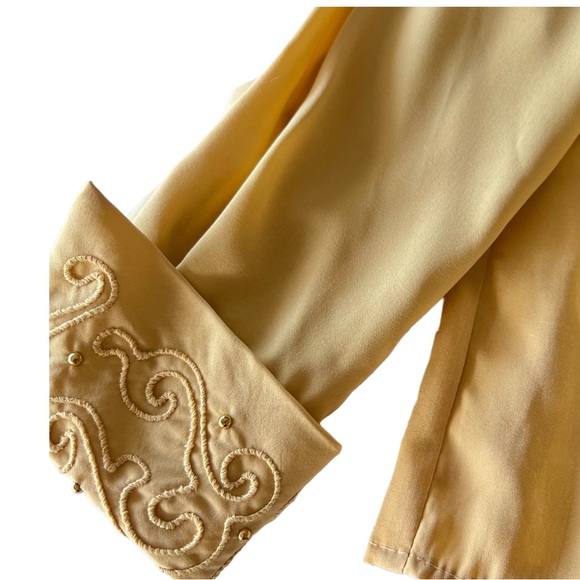 Howard Wolf Vintage Set Jacket Asian Print Pants and Shirt Size 10 - Picture 4 of 10